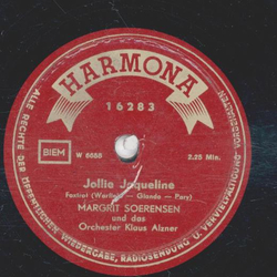 Margrit Soerensen - Jolie Jaqueline / Cest Magnefique