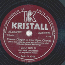 Lou Gold - Theres Danger in Your Eyes, Cherie! / Singing...