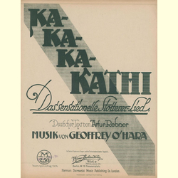Notenheft / music sheet - Ka-Ka-Ka-Kathi