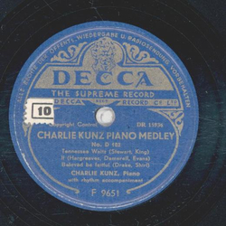 Charlie Kunz - Charlie Kunz Piano Medley No. D 102