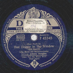 Lita Roza - That Doggie in the Window / Tell me when well meet again