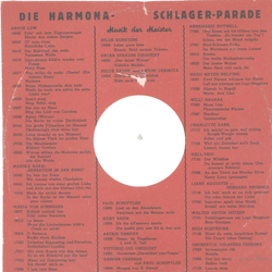 Original Harmona Cover für 25er Schellackplatten A8 B