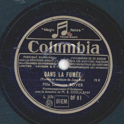 Lucienne Boyer - Dans La Fumée / Parlez-moi Damour