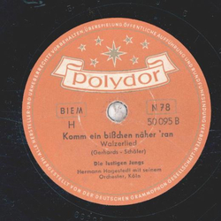 Die lutigen Jungs - Die kleine Bank am Rhein / Komm ein bichen nher ran