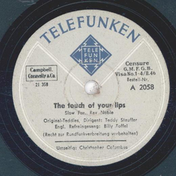 Original-Teddies - Christopher Columbus / The touch of...