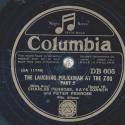 Charles Penrose - The Laughing Policeman at the Zoo Teil I und II