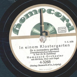 Homocord-Orchester - In einem Klostergarten Teil I und II