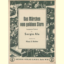 Notenheft / music sheet - Das Mrchen vom goldnen Stern