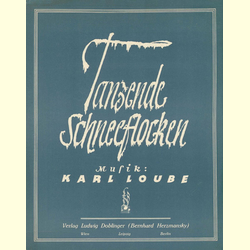 Notenheft / music sheet - Tanzende Schneeflocken