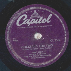 Billy May - Cocktails for Two / Little Brown Jug