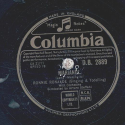 Ronnie Ronalde - Mariandl / Stars are the windows of heaven