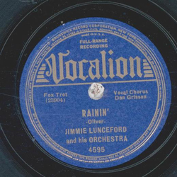 Jimmie Luncefort - Rainin / Le Jazz hot