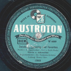 Maria von Schmedes - Augustin / Zwischen Simmering und...