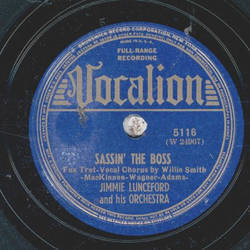 Jimmie Lunceford - Who did you meet last night / Sassin the Boss