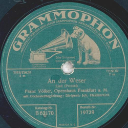 Franz Völker - An der Weser / Am Rhein