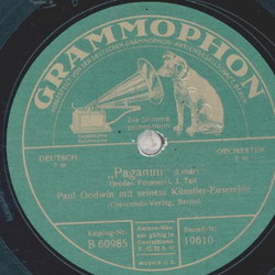 Paul Godwin - Paganini, Großes Potpourri Teil I und II