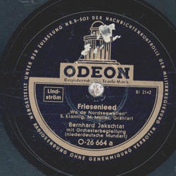 Bernhard Jakschtat - Friesenleed / An de Alster, an de...