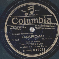 Yvonne Curty - Czardas / Madrigale