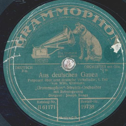 Grammophon-Streich-Orchester - Aus deutschen Gauen