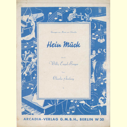 Notenheft / music sheet - Hein M�ck