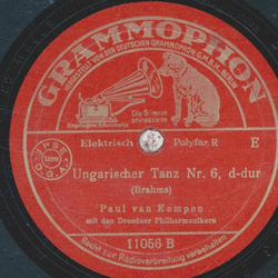 Paul van Kempen - Brahms: Ungarischer Tanz Nr. 5, g-moll / Brahms: Ungarischer Tanz Nr. 6 D-Dur