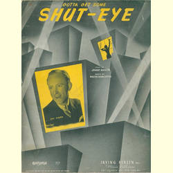 Notenheft / music sheet - Gotta get some Shut-Eye