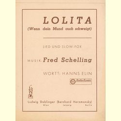 Notenheft / music sheet - Lolita