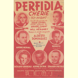 Notenheft / music sheet - Perfidia