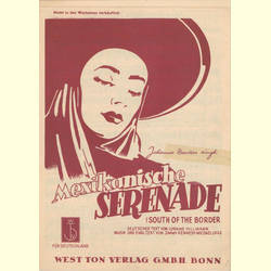 Notenheft / music sheet - Mexikanische Serenade