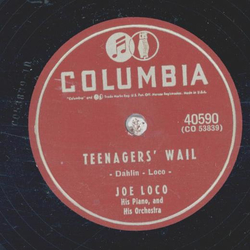 Joe Loco - Teenagers Wail / Invitation