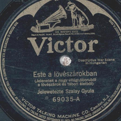 Jelewetezte Szalay Gyula - Este a lövészárrokban /...