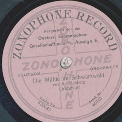 Orchester - Das lustige Bttcherlein / Die Mhle im Schwarzwald