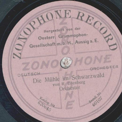 Orchester - Das lustige Bttcherlein / Die Mhle im Schwarzwald