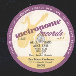 Alice Babs - Den Glade Vandraren / Gkuret