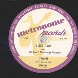 Alice Babs - Den Glade Vandraren / Gkuret