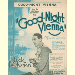 Notenheft / music sheet - Goodnight Vienna