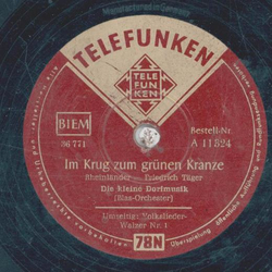 Die kleine Dorfmusik - Im Krug zum grnen Kranze / Volkslieder-Walzer Nr. 1