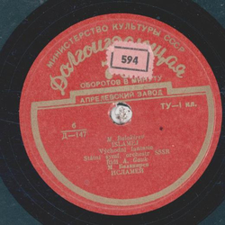 Orchestr SSSR - Polovecke Reje Se Sorem / Islamej