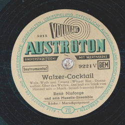 Ren Ninforge - Walzer-Cocktail / Marschpotpourri