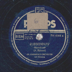 Gr. Karnevals-Orchester - Rubbedidupp / Et Figrche 