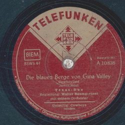 Walter Baumgartner - Cowboys tanzen / Die blauen Berge von Gina Valley 