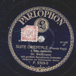 Dr. Weimann - Suite Orientale (2 Platten)