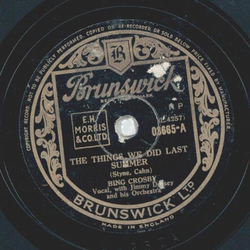 Bing Crosby - The Things We Did Last Summer / When You...