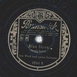 Joe Wick und seine Solisten - Ol Guapa / Blue Skies