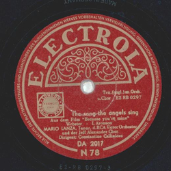 Mario Lanza - The song the angels sing / Because youre mine