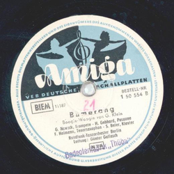 Ilse und Werner Hass / Rundfunk-Tanzorchester Berlin - Tanz noch einen Dixieland mit mir / Bumerang