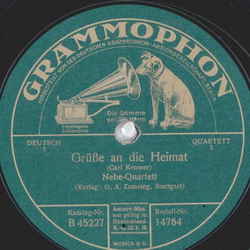 Nebe-Quartett - Grüße an die Heimat / Zieh hinaus neim...