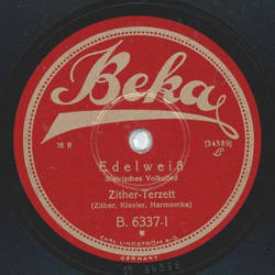 Zither-Terzett (Zither, Klavier, Harmonika) - Edelwei...