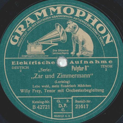 Willy Frey - Zar und Zimmermann / Die lustigen Weiber von...