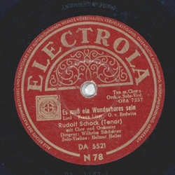 Rudolf Schock - Ave Maria / Es mu� ein Wunderbares sein